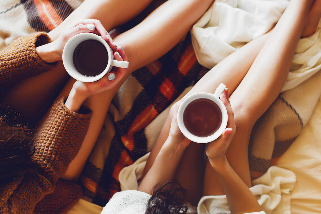 a cup of tea before bedtime