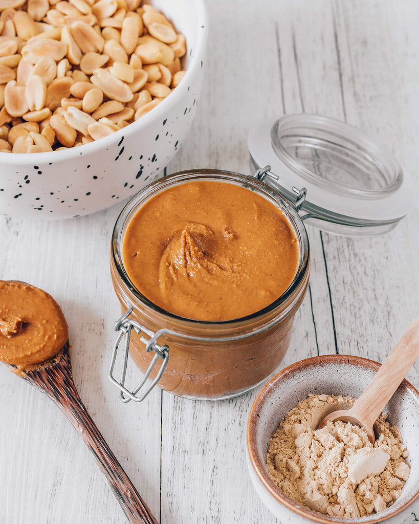SALTED CARAMEL PROTEIN PEANUT BUTTER
  
  
  
    | Tropeaka