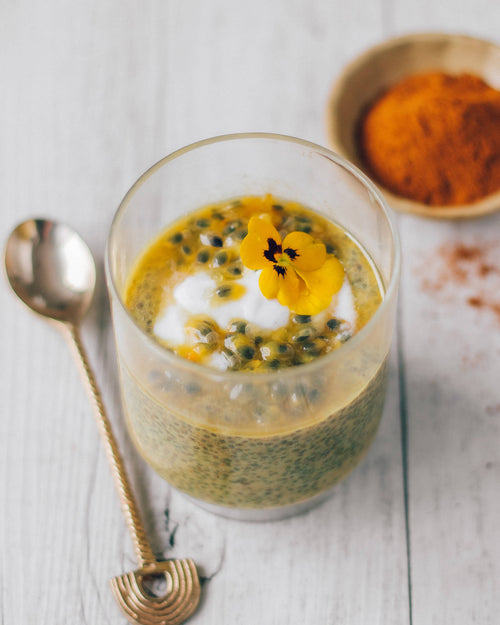 TURMERIC CHIA PUDDING