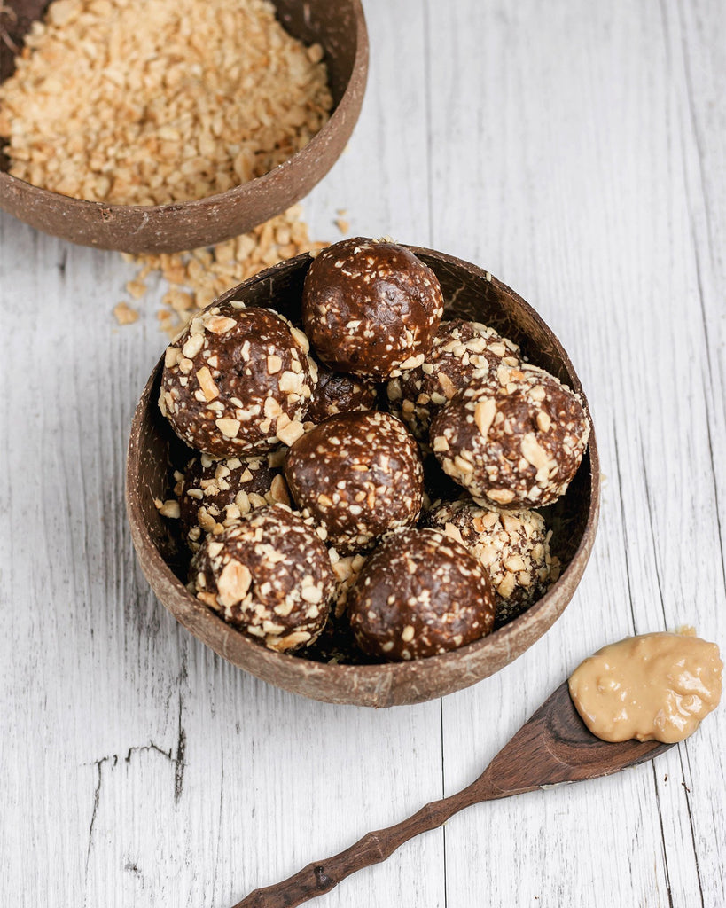CHOC PEANUT PROTEIN BALLS | Tropeaka