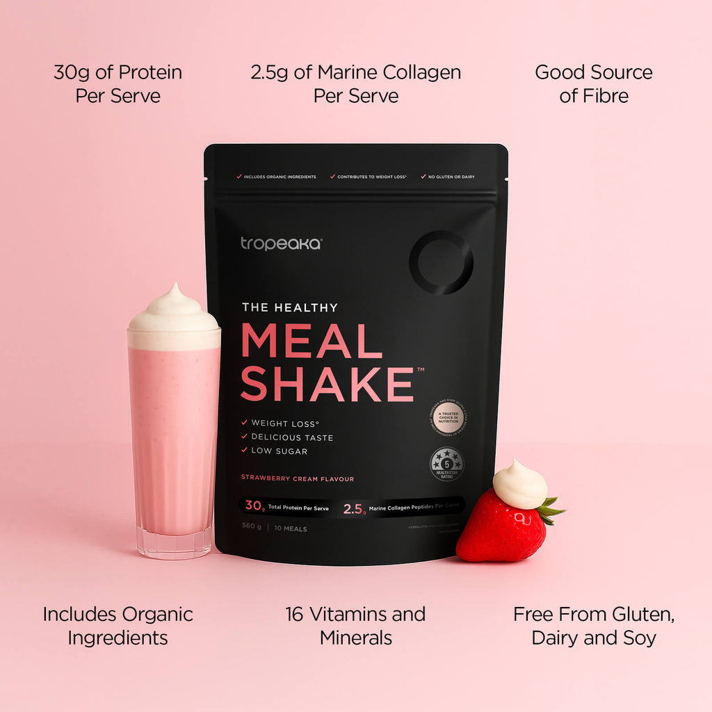 The Healthy Meal Shake | Strawberry Cream | Organic Plant Protein