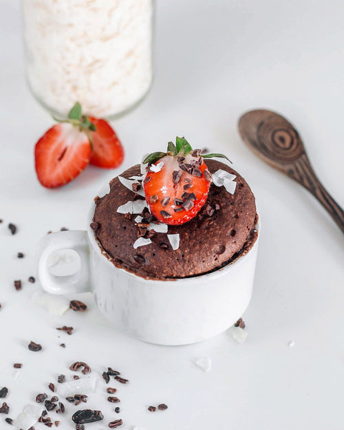 5 Min Choc PB Mug Cake