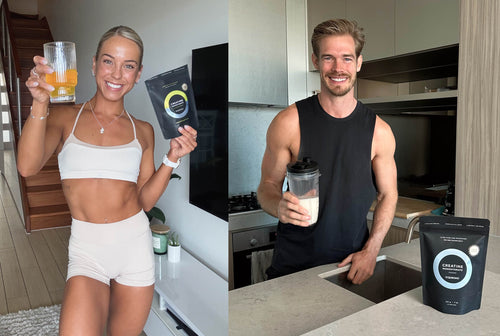 woman and man with Tropeaka Creatine
