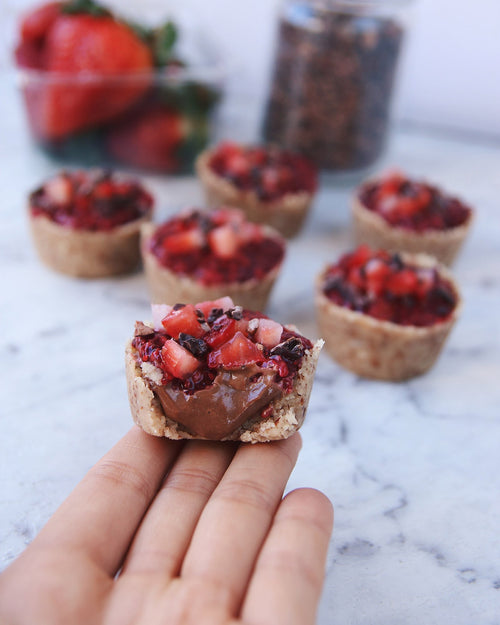 Choc Mousse Jam Cups