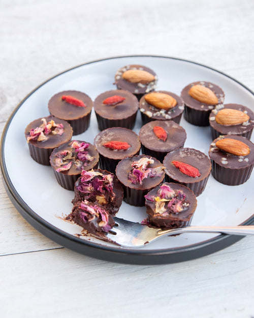 Fudgy Hazelnut Filled Chocolates