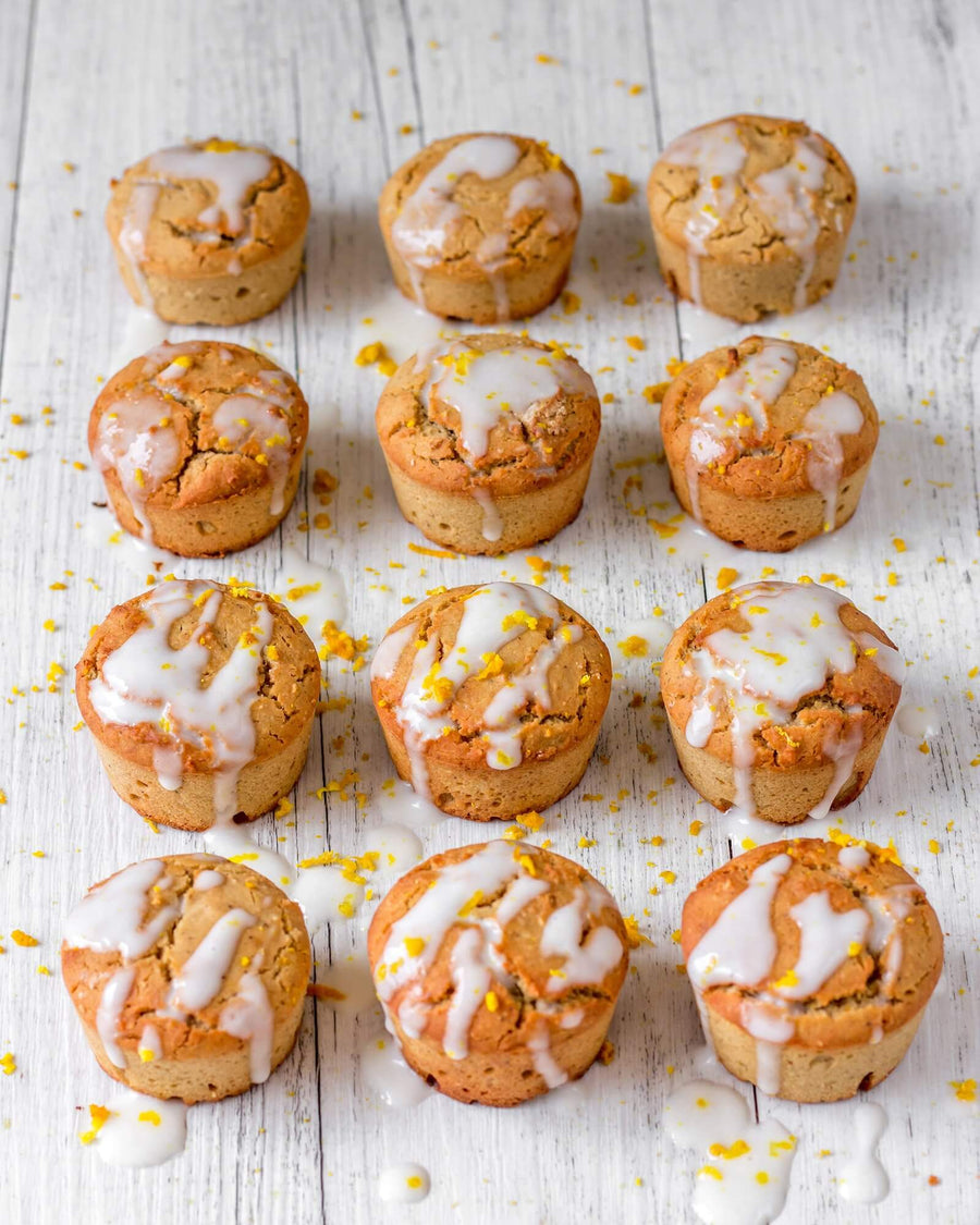 Mini Orange Vanilla Muffins