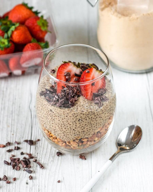 Salted Caramel PB Chia Pudding