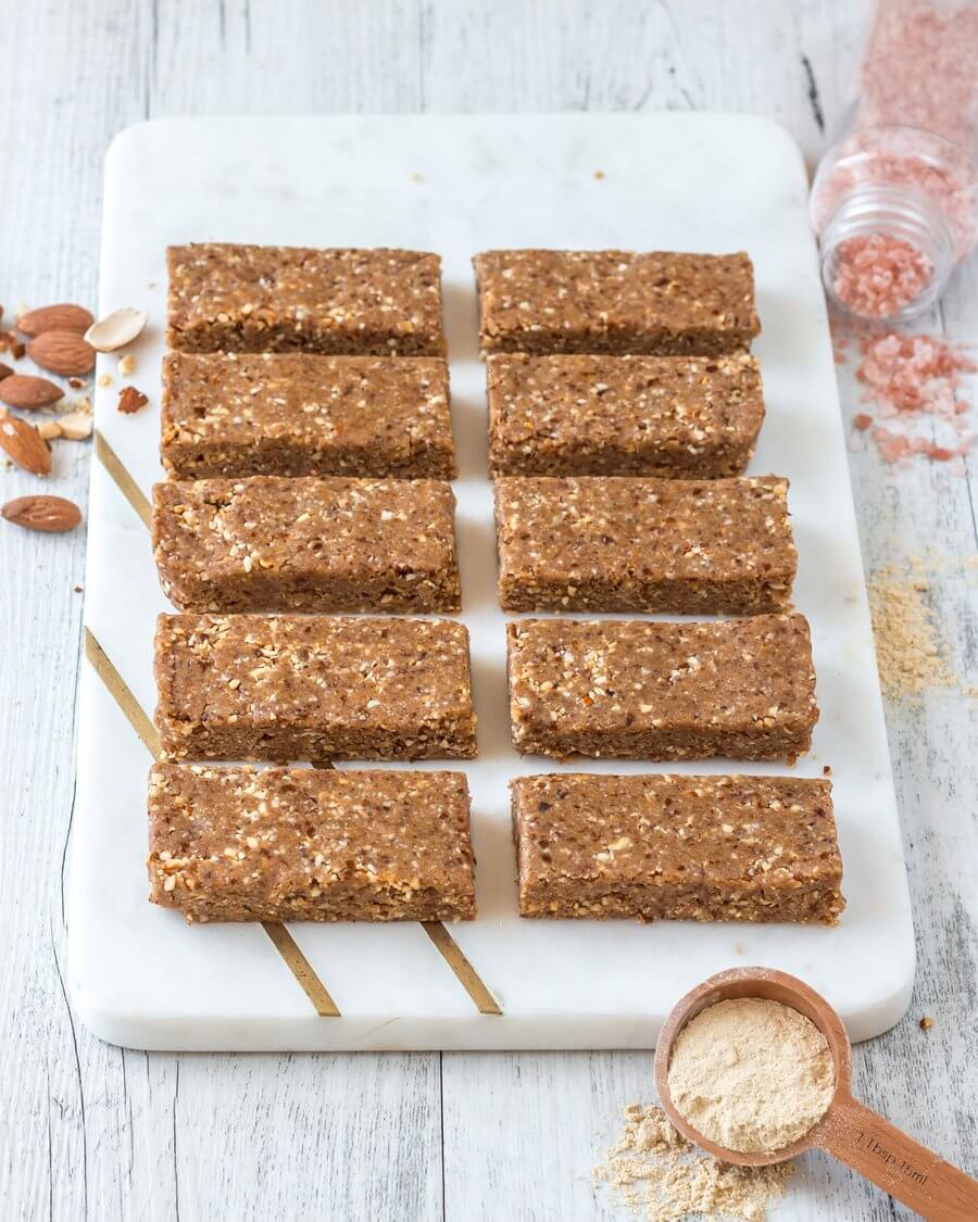 Salted Caramel Protein Bars