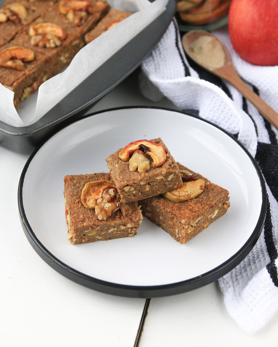 Spiced Apple Pie Protein Squares