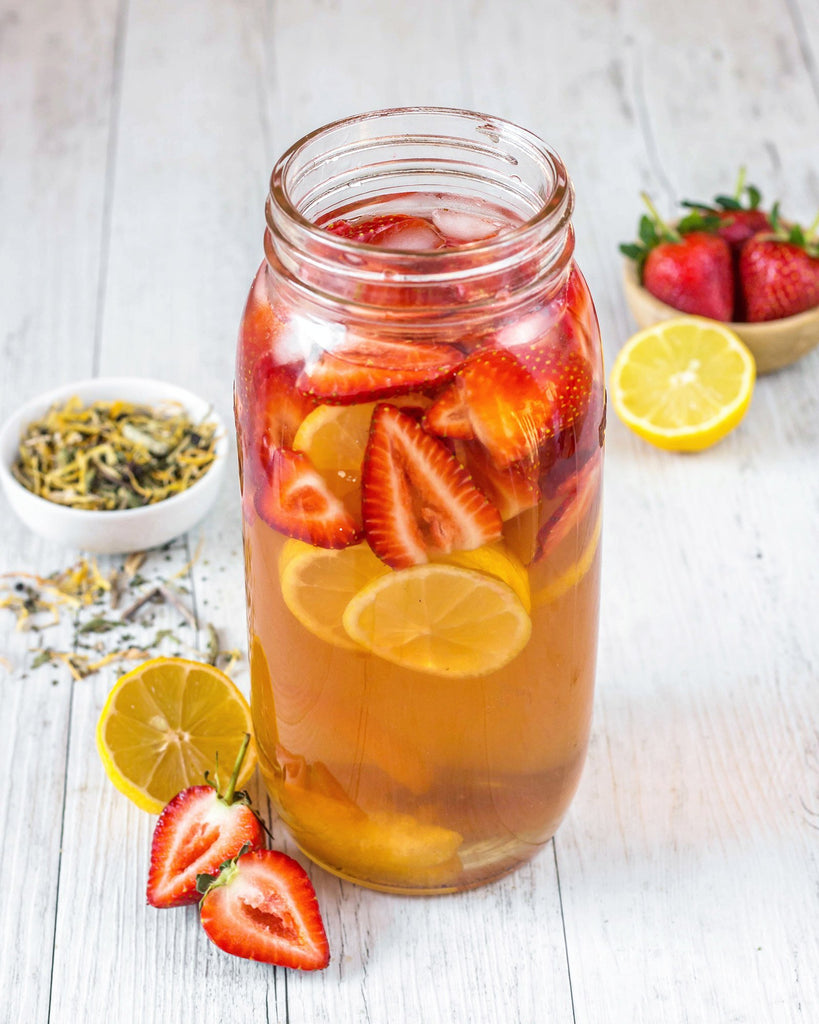 STRAWBERRY, LEMON & MINT TEA