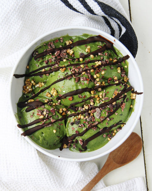 Matcha Mint Choc Chip Nicecream