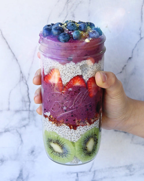 Tropical Acai & Chia Pudding Parfait