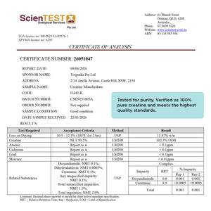 CREATINE MONOHYDRATE