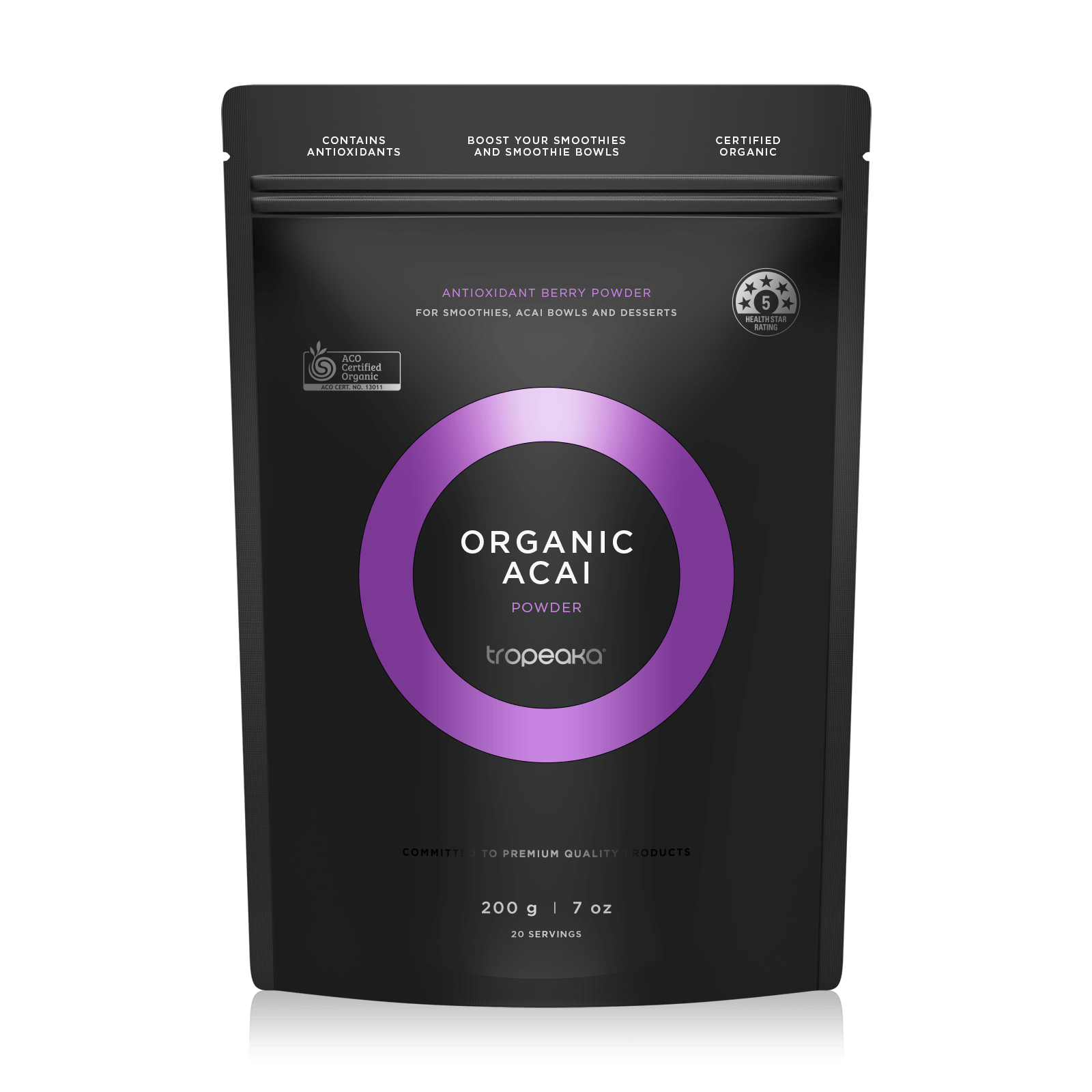 Acai Powder | Organic Acai Berry Powder | Tropeaka | Tropeaka.com