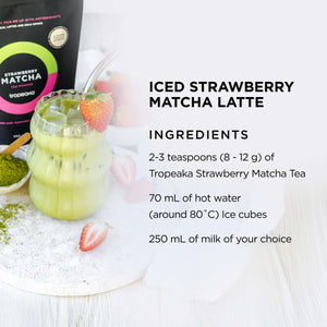 STRAWBERRY MATCHA TEA