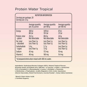 PROTEIN WATER
