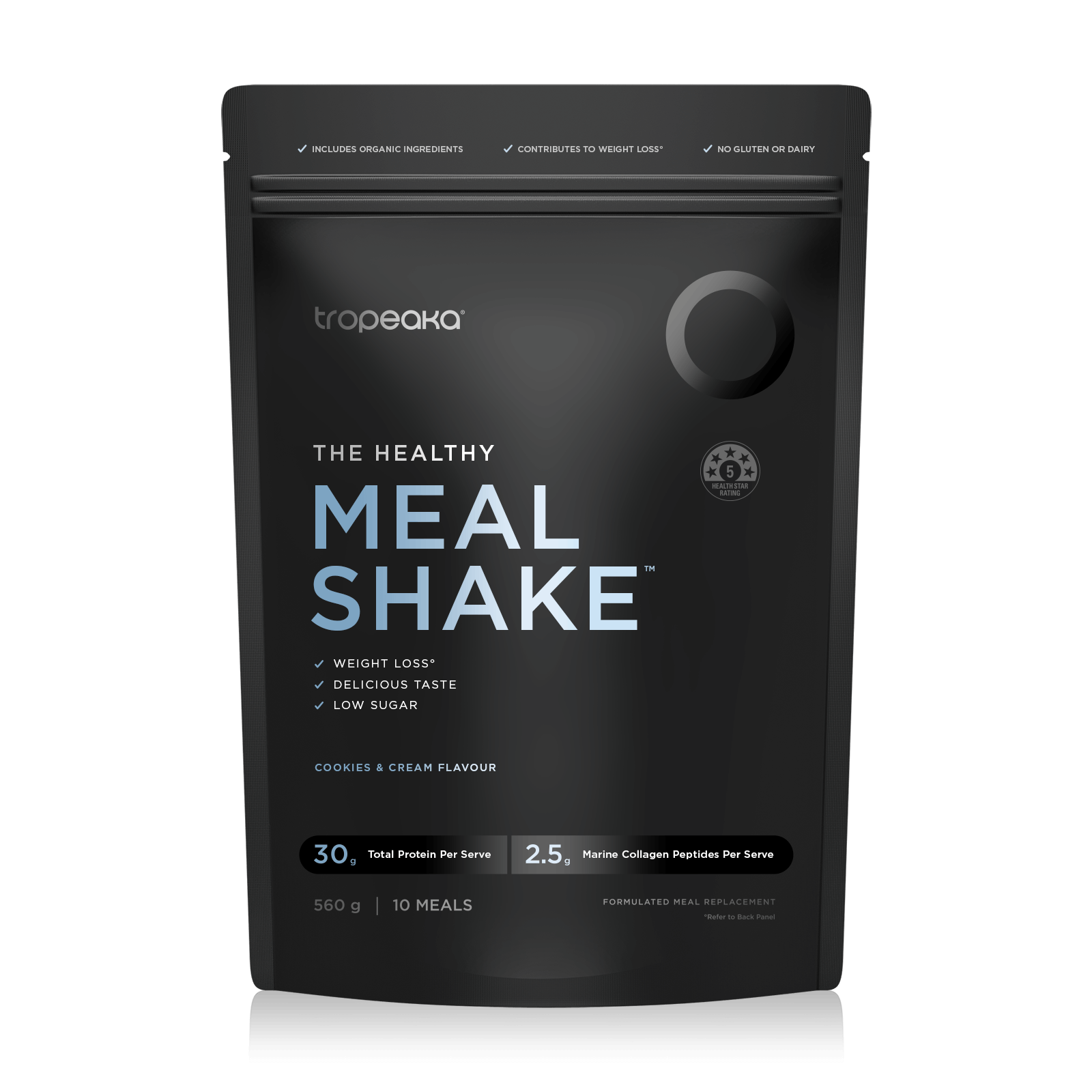 The Healthy Meal Shake | Cookies & Cream | Organic Plant Protein