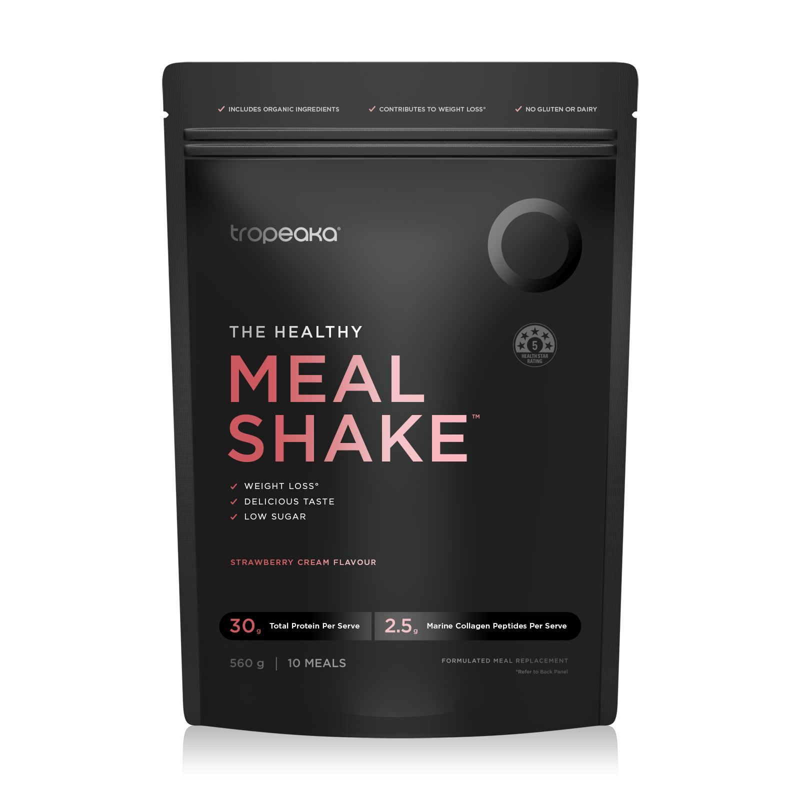 The Healthy Meal Shake | Strawberry Cream | Organic Plant Protein