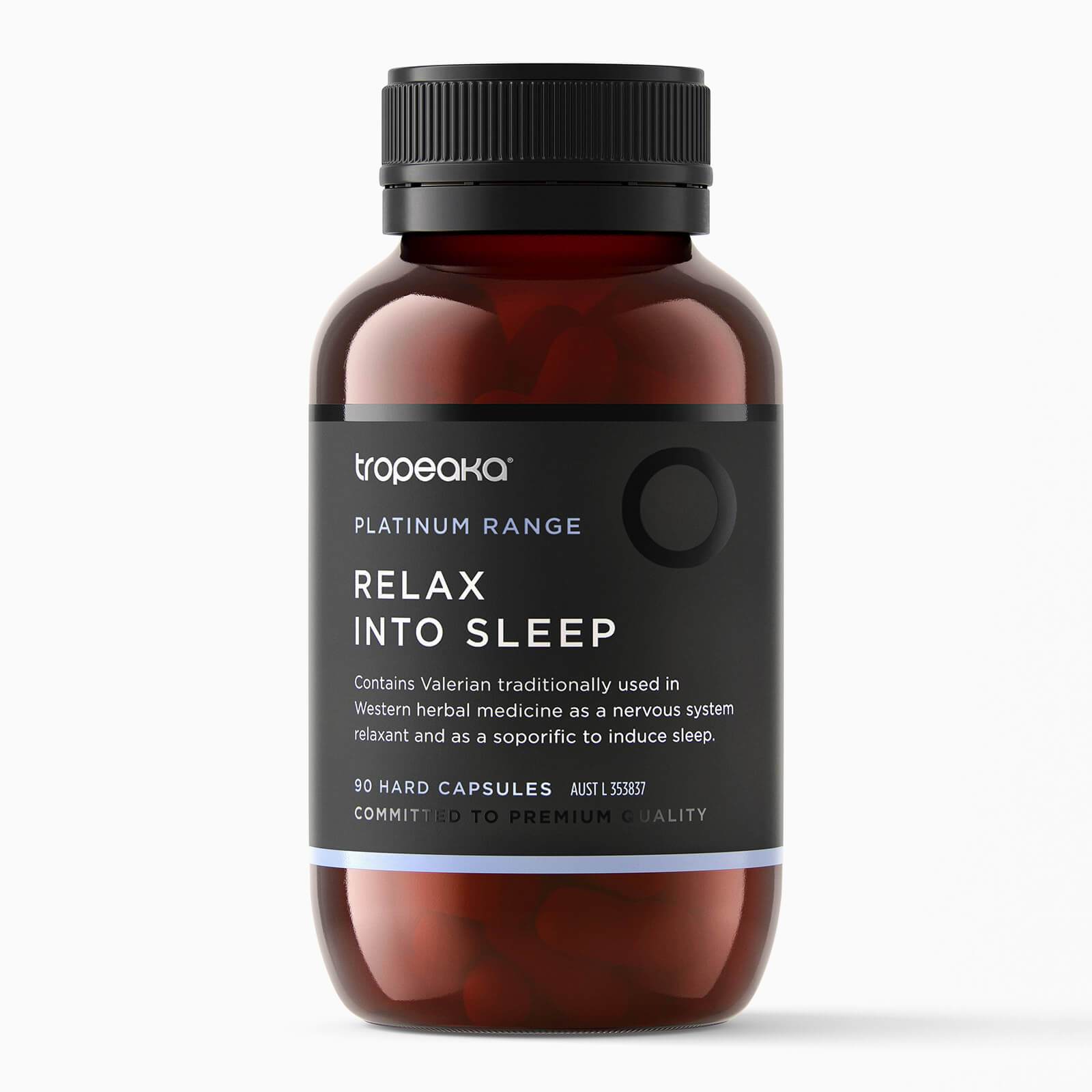Relax Into Sleep Vitamin Relieve Sleeplessness Tension Tropeaka